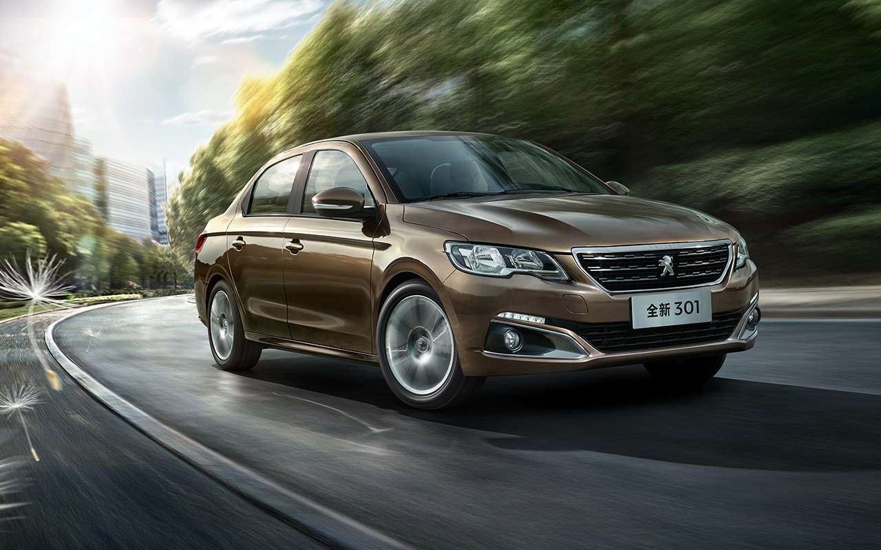 Демократичный седан Peugeot 301 когда-то продавался у нас, однако машина испанской сборки была дороже лидеров класса – Соляриса, Рио и Поло. Вот что нужно было выпускать в Калуге! Тем паче, что пару лет назад автомобиль пережил рестайлинг и стал выглядеть привлекательнее.
