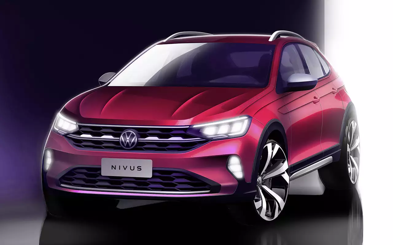 Volkswagen Nivus: дата премьеры и первое изображение