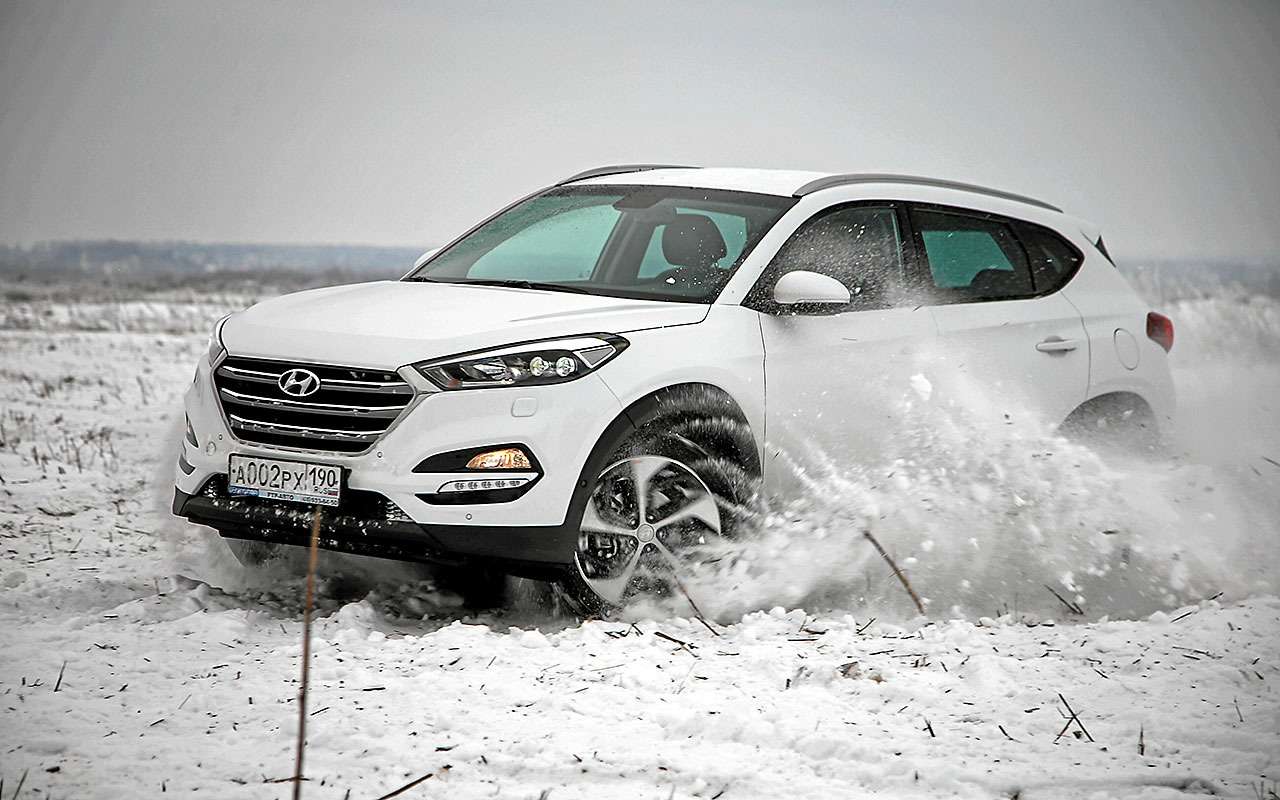 Зимний кроссовер. Hyundai Tucson зима. Паркетник зимой. Кроссовер зима. Tucson зимой.