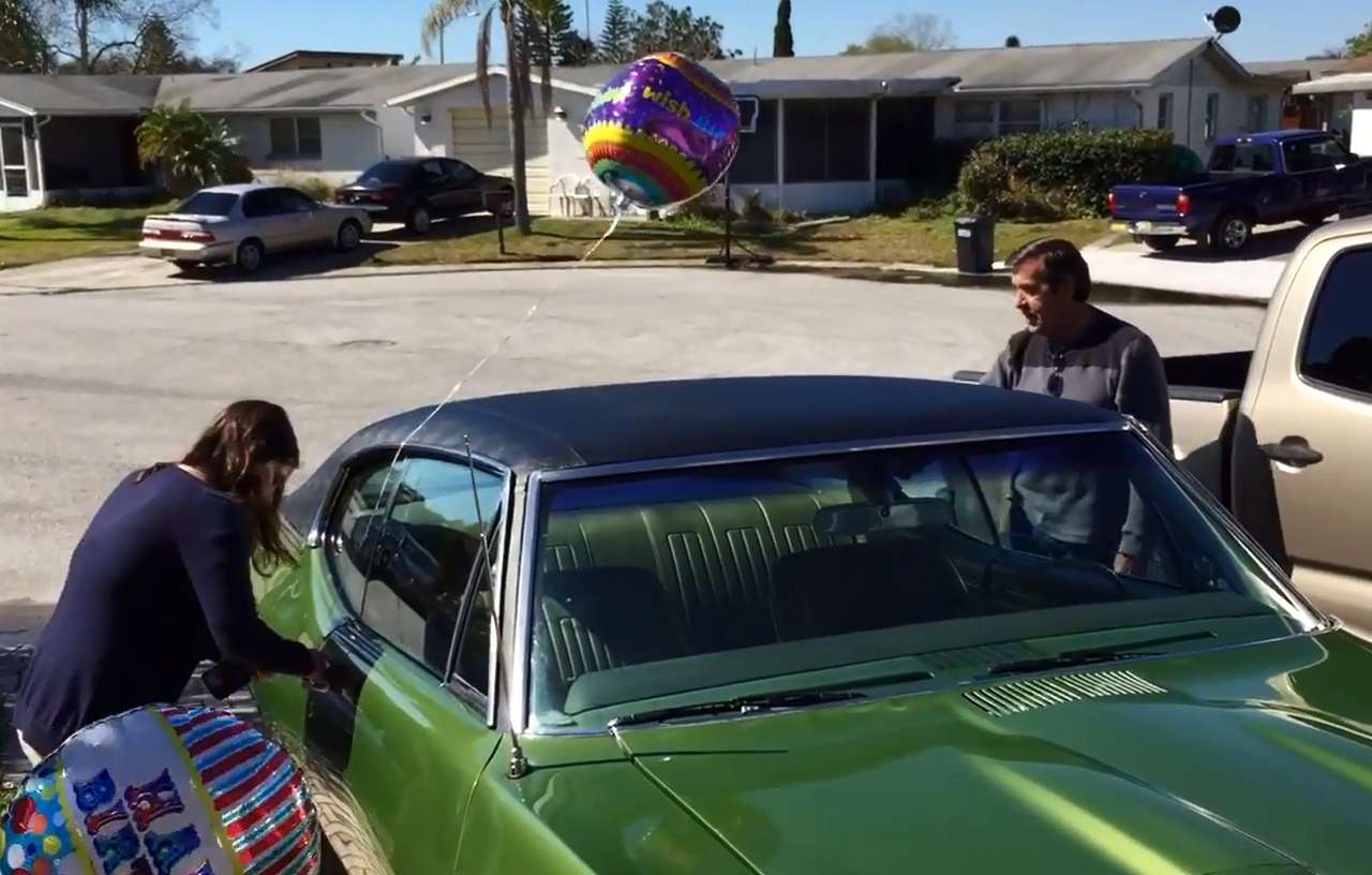 Pontiac GTO возвращает мужчине молодость (ВИДЕО)