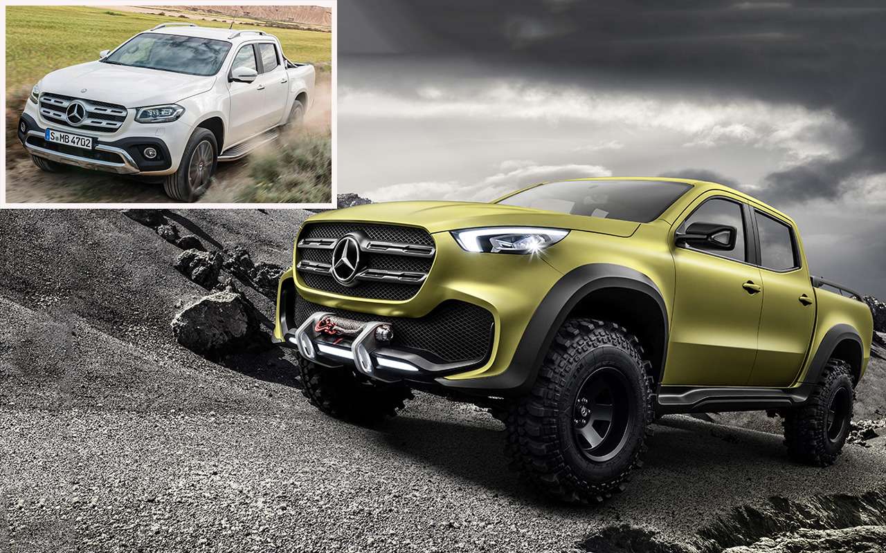 И наконец, свежий пример вполне земного будущего концептов. Пикап Mercedes-Benz Concept X-Class менее чем через два года после первого показа тоже стал серийным (фото вверху). Правда, как обычно, с немного приземленной внешностью. А кто бы прежде вообще мог представить себе такой автомобиль с трехлучевой звездой на передке?