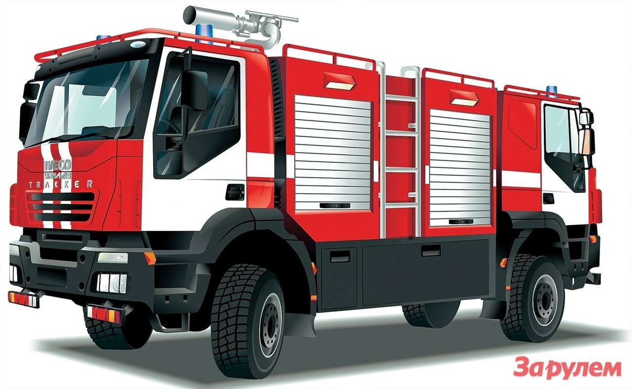 Не будем строго судить художника – на самом деле колеса обоих мостов поворачиваются синхронно.