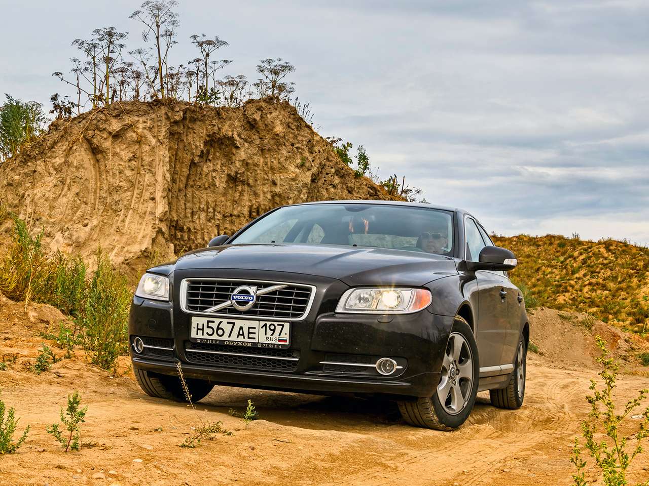 Volvo S80: брюнетка с перламутром