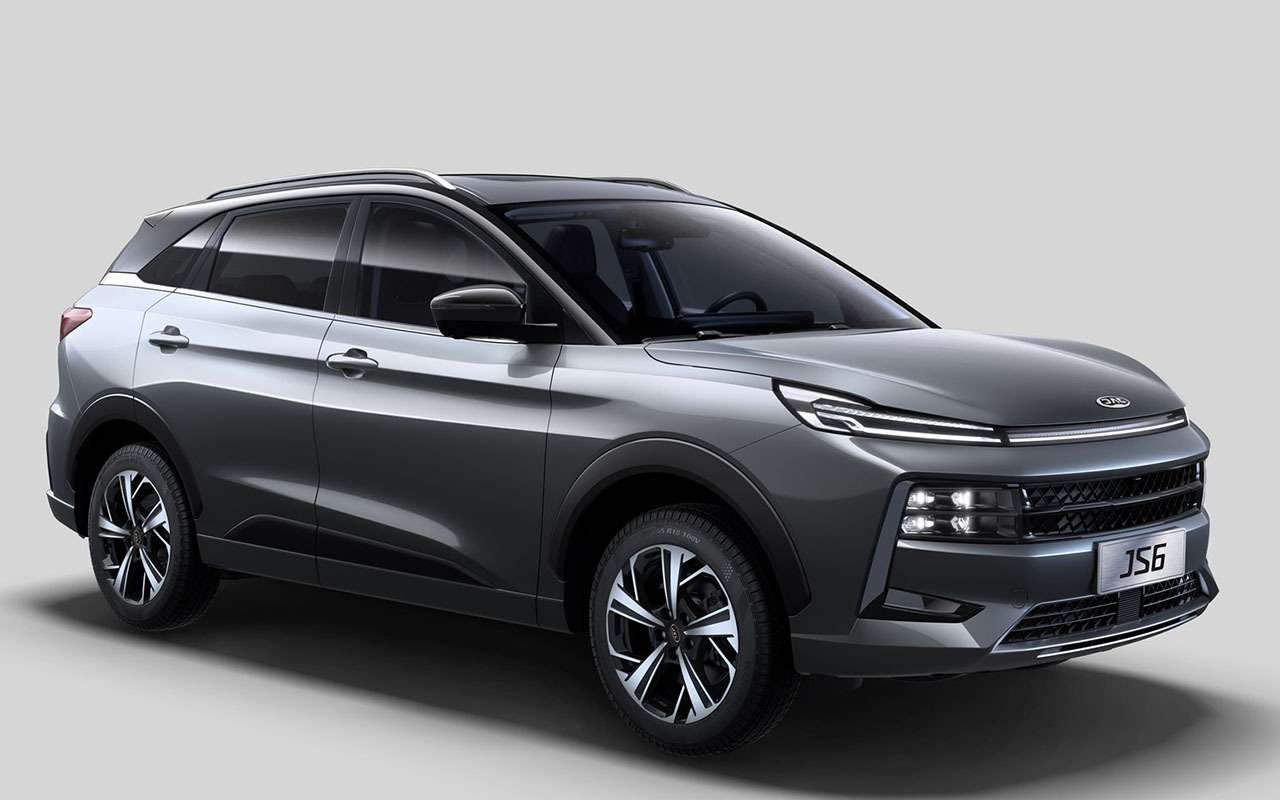 В России начались продажи нового кроссовера JAC JS6