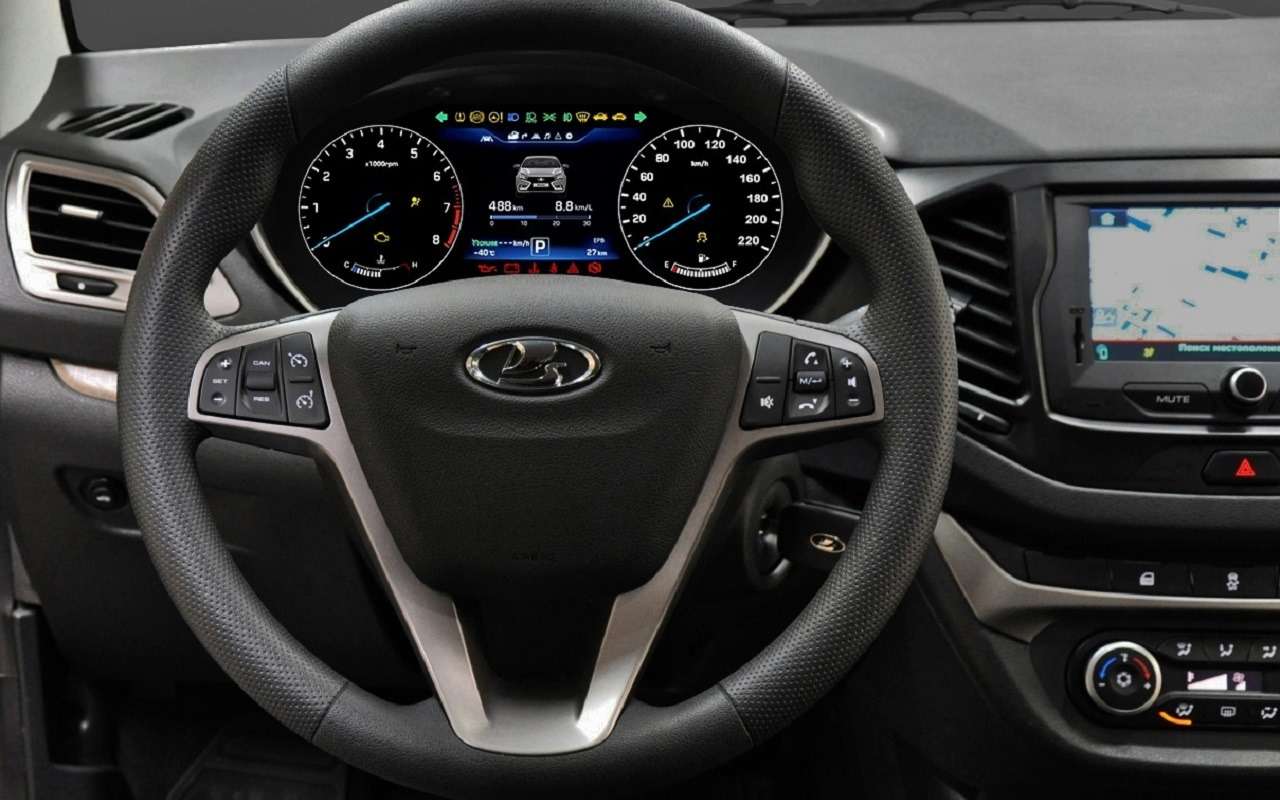 На цифровые приборы для Lada Vesta собирают деньги