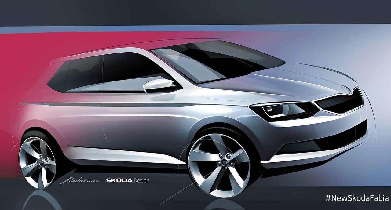 Новая Skoda Fabia – первый тизер 