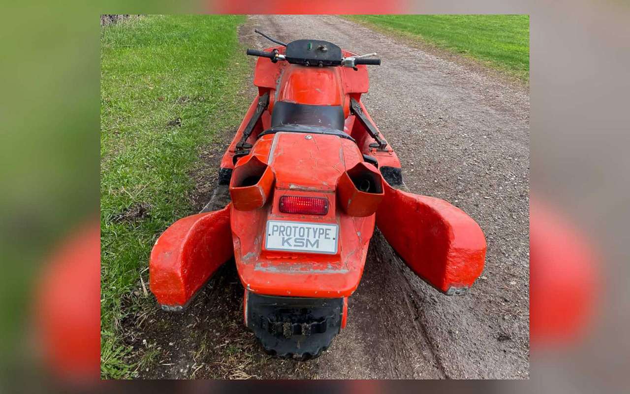 Раритетный мотовездеход-амфибия с мотором Honda