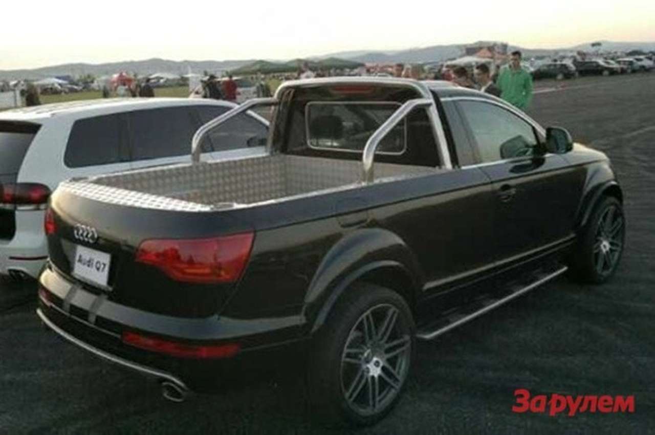 В Сеть попали фотографии пикапа Audi Q7