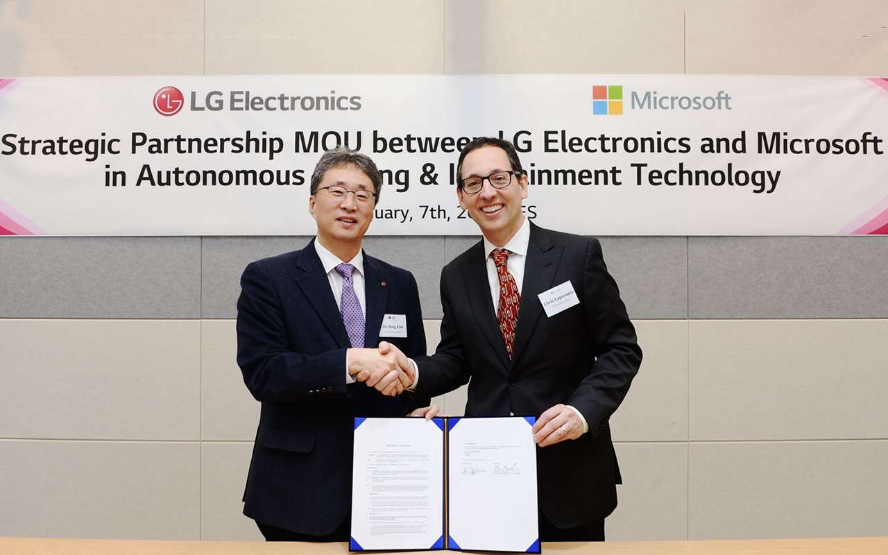 LG и Microsoft готовят автомобильную революцию