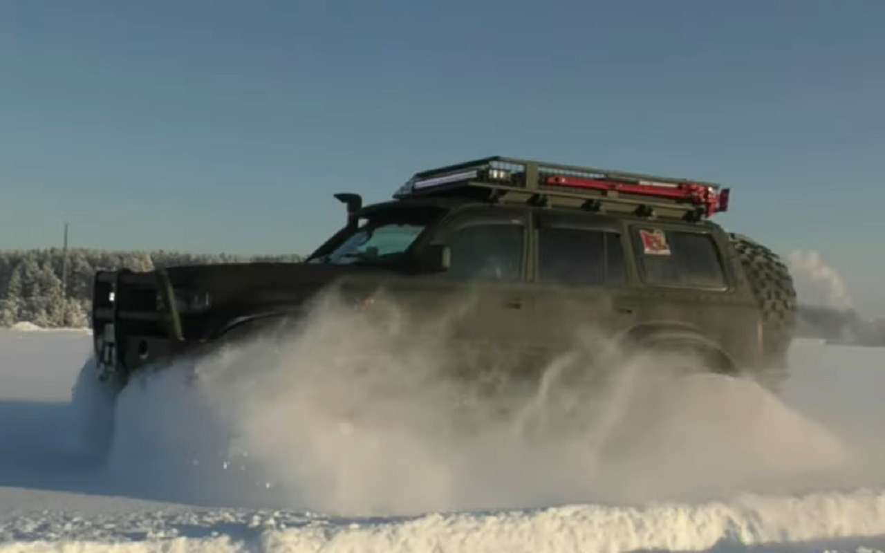 Уникальный (и полностью легальный!) «Крузак» на редукторных мостах Unimog