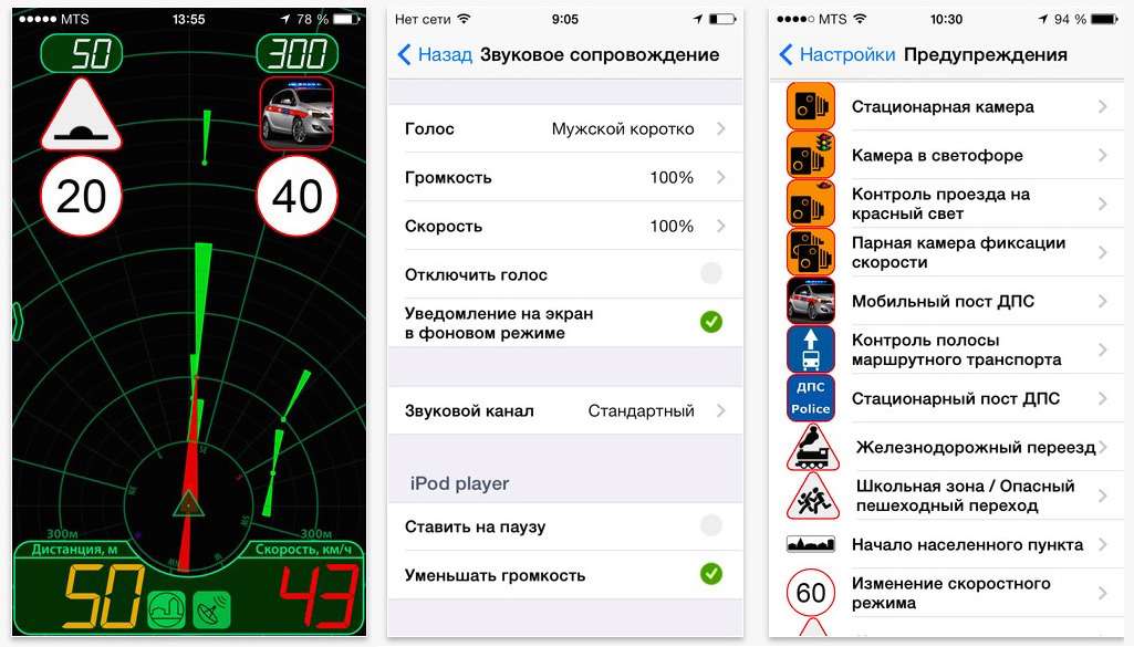 Программу gps антирадар