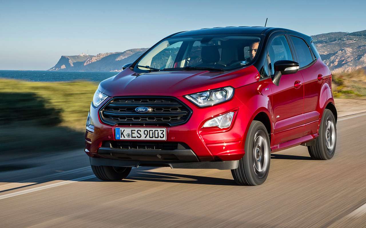 Обновленный Ford EcoSport: три цилиндра, автомат и полный привод