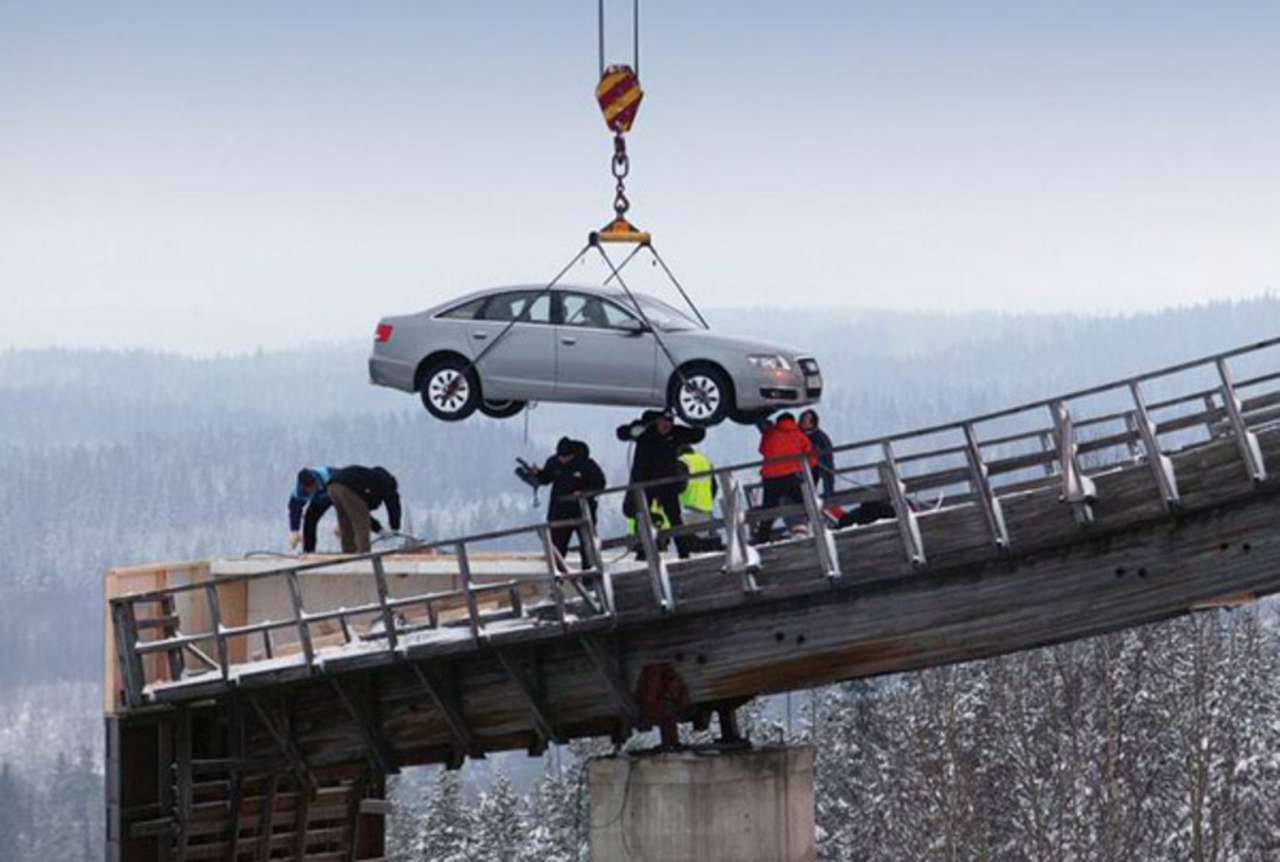 Audi устанавливает новый лыжный рекорд на трамплине