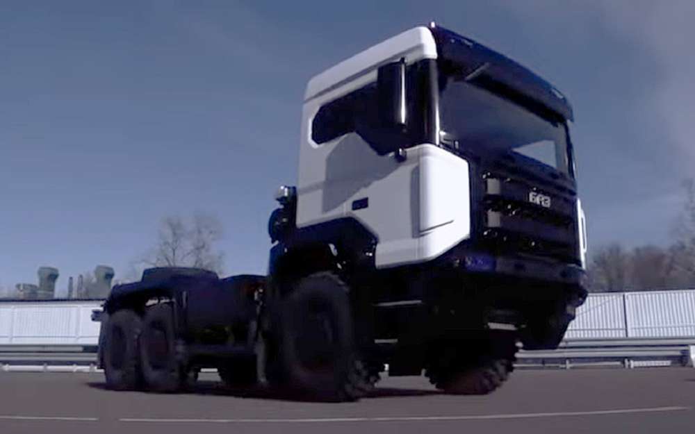 БАЗ – новый полностью российский грузовик: первое видео