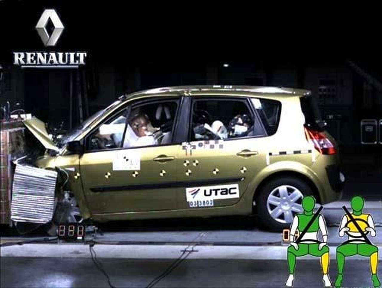 Renault Scenic II получил высший балл за безопасность