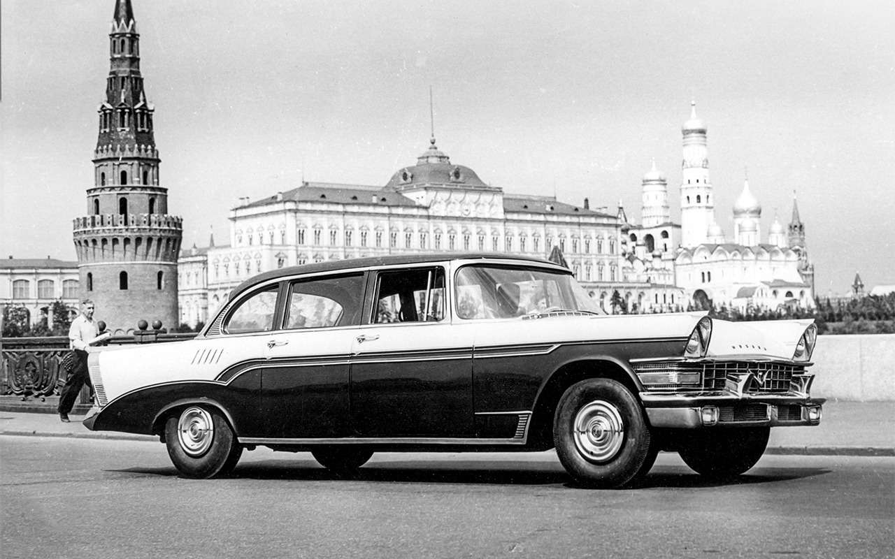 Единственный двухцветный прототип ЗИЛ‑111, 1958 год.