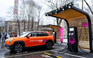 В российской столице открылся второй зарядный хаб для электрокаров
