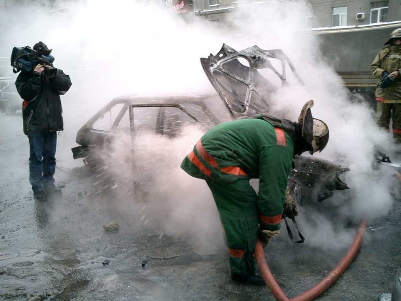Задержан подозреваемый в поджоге автомобилей в Москве