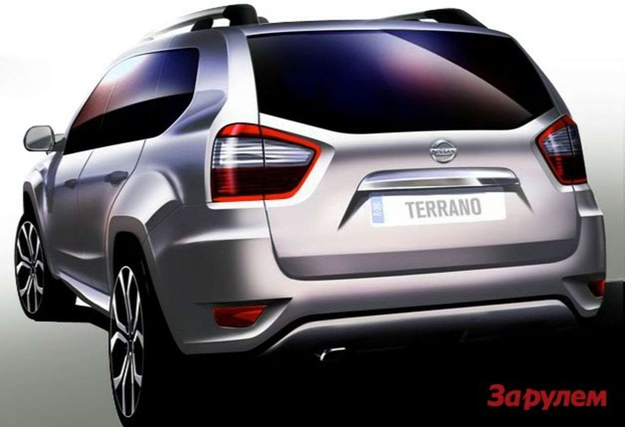 Nissan показал корму нового кроссовера Terrano