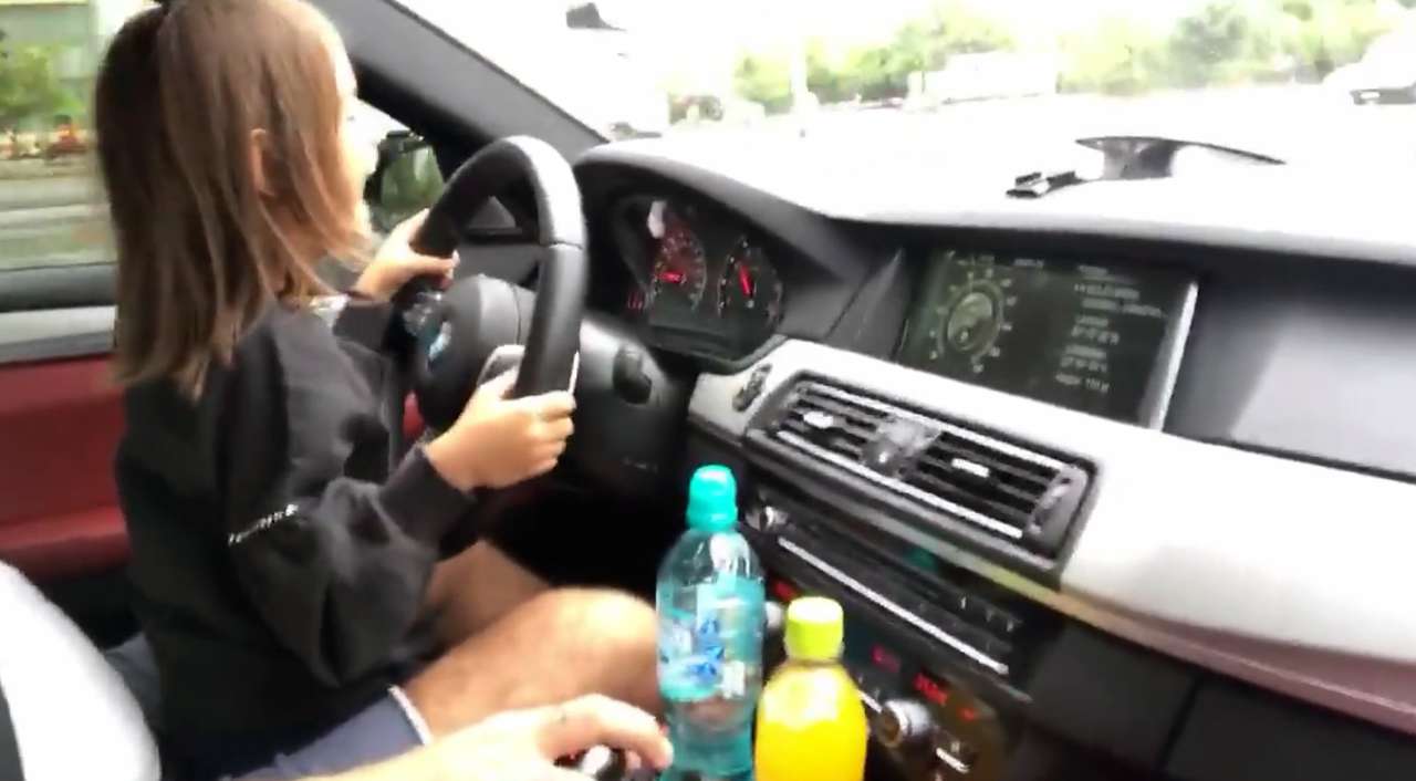 Мой первый автомобильчик - в пять лет за рулем BMW M5