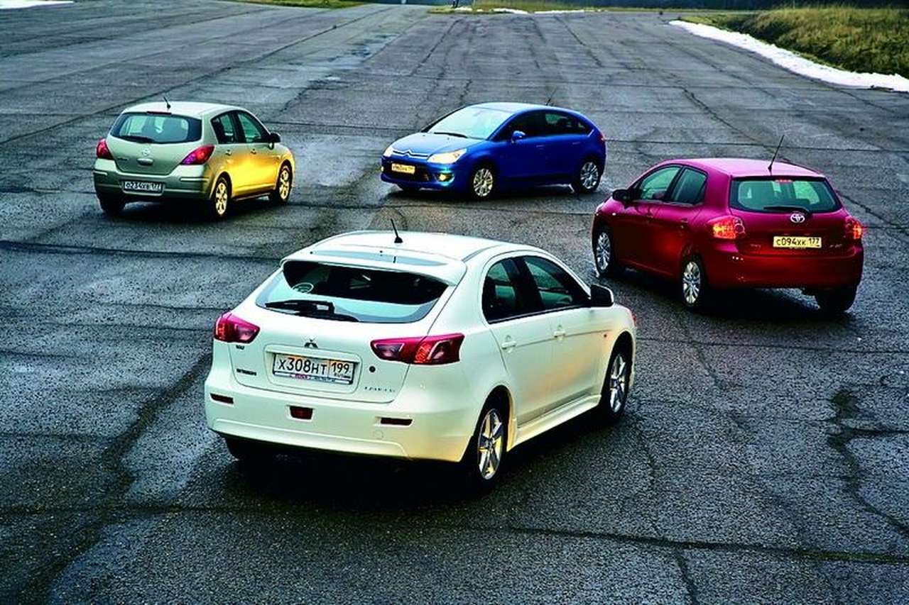 Toyota Auris, Mitsubishi Lancer, Nissan Tiida, Citroen C4: Имею желание…