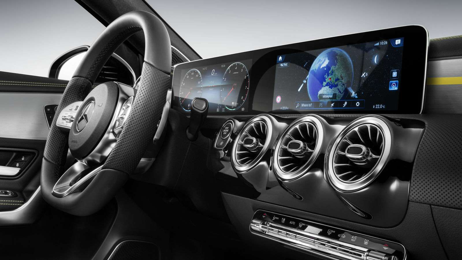 Установить мультимедиа в автомобиль в москве на мерседес cla