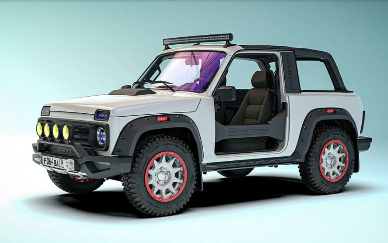 Новый вариант Нивы: теперь это пляжный джип