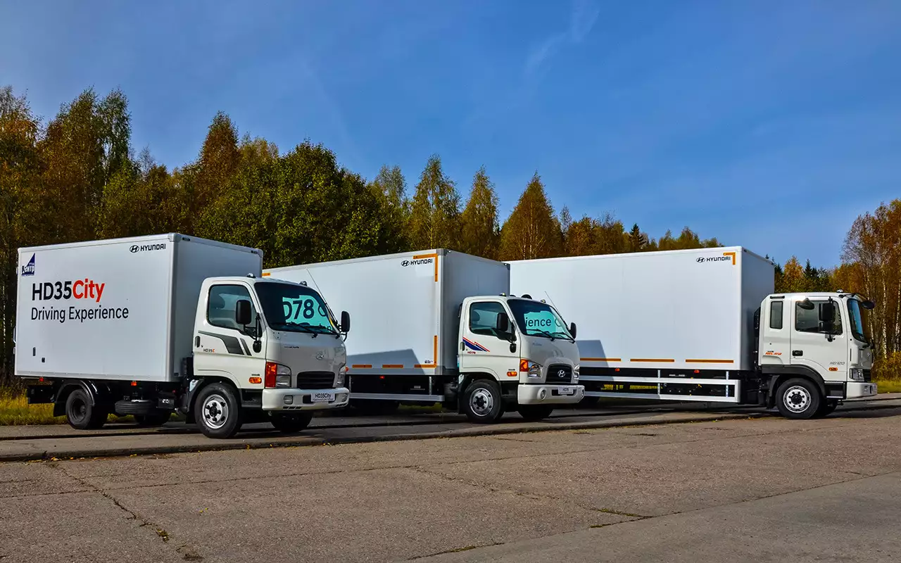 Грузовики Hyundai: HD35City, HD78, HD120