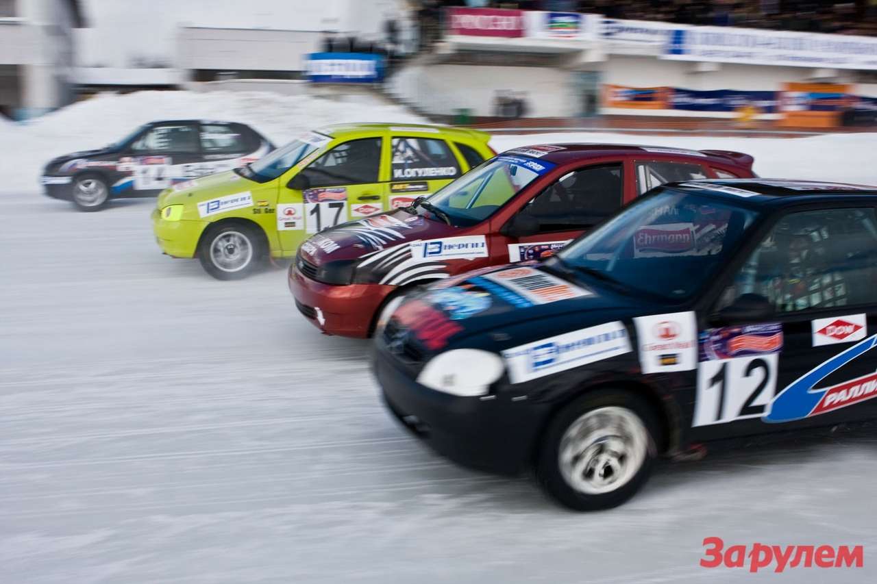 Участием в трековых гонках не гнушаются звезды российского ралли и кольцевых гонок