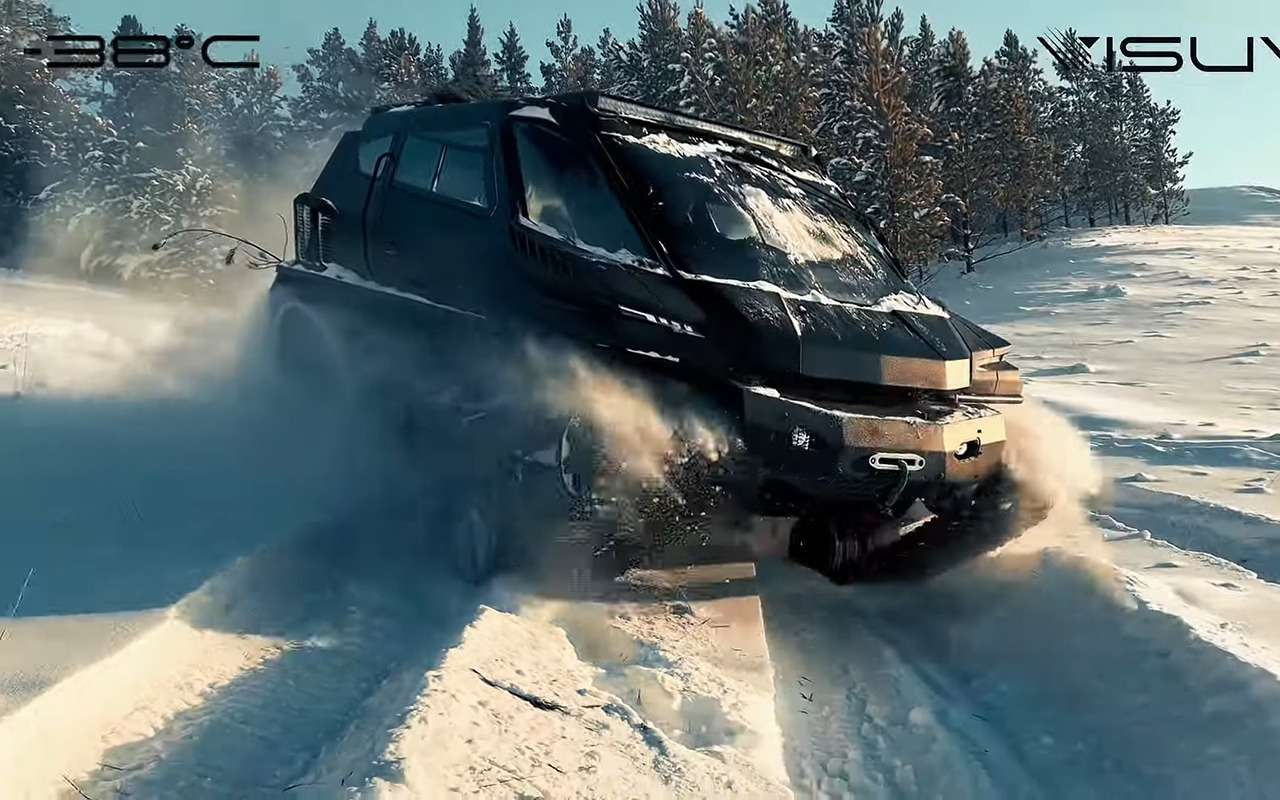 Гусеничный вездеход от российских мастеров поражает проходимостью