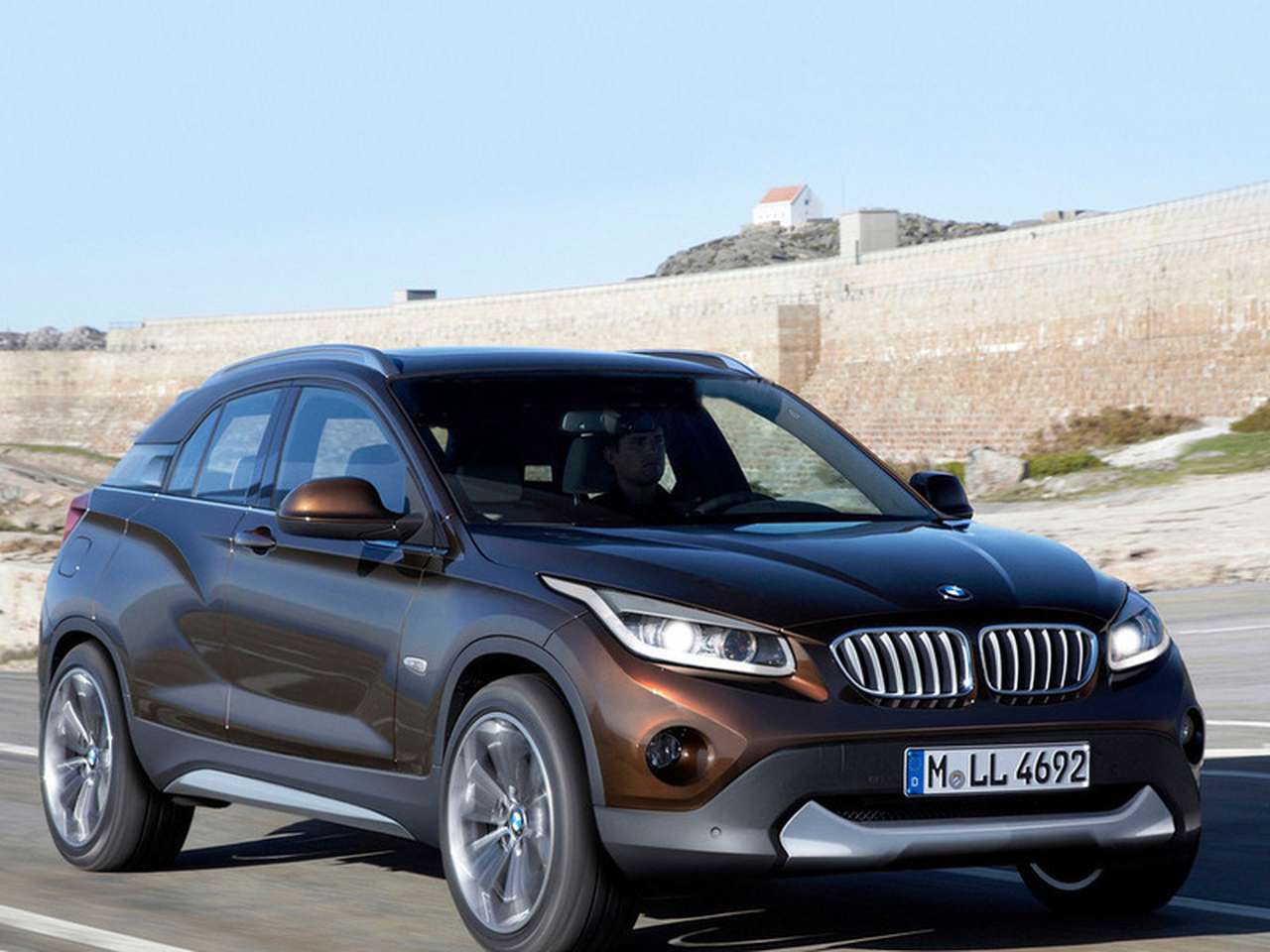 Возможно так будет выглядеть будущий компактный кроссове баварской марки