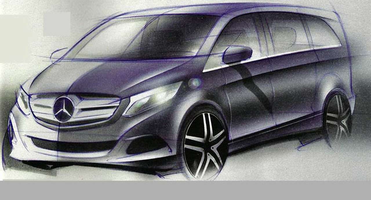 Новый минивэн Mercedes — первые изображения 