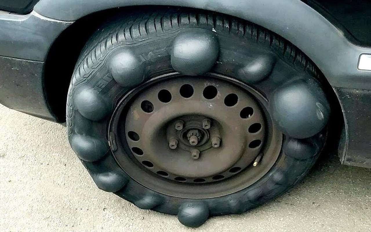 20 грыж на колесе — фейк или такое может быть? Проверка экспериментальным путем