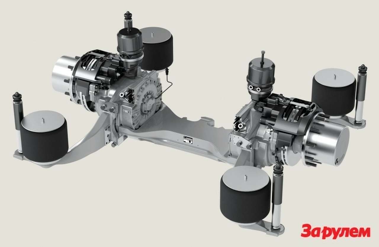 Первый троллейбус с электропортальным мостом ZF появился в России
