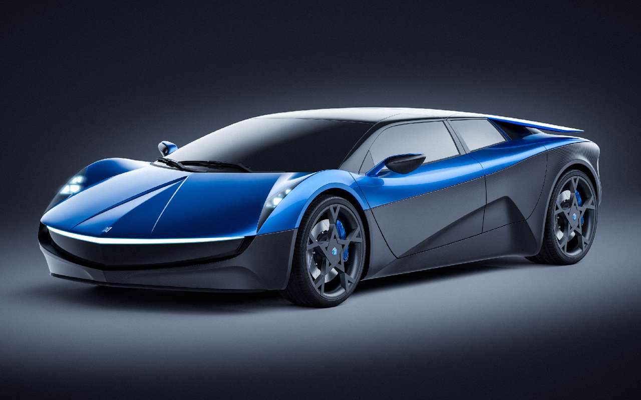 Не числом, но умением: таинственный суперкар Elextra показался во всей красе