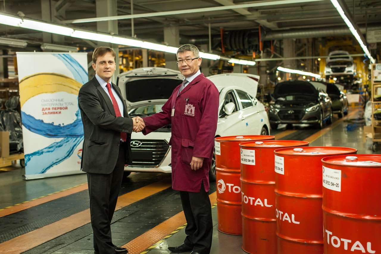 Масла Total для автомобилей Kia: заводская заливка
