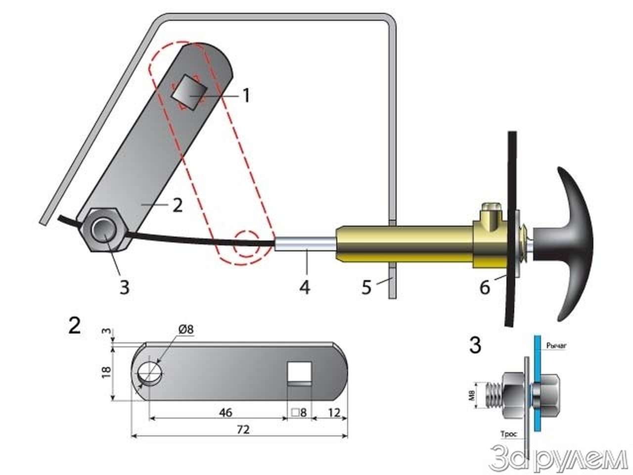 Доводим отопитель ВАЗ-2110. Ручное управление