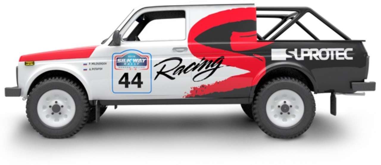 Визуализация гоночной Нивы Suprotec Racing