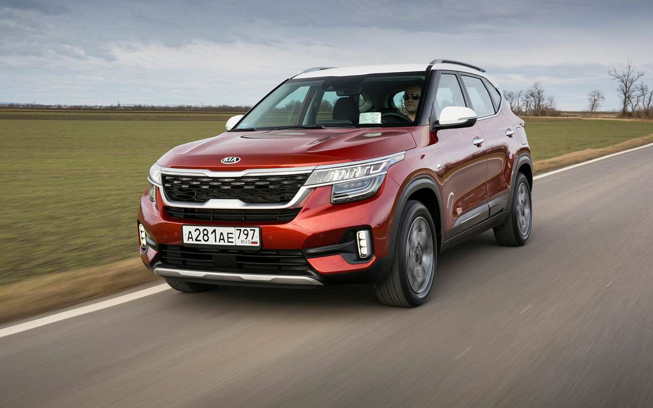 В палитре Селтоса восемь обычных металликов и шесть двухцветных вариантов.