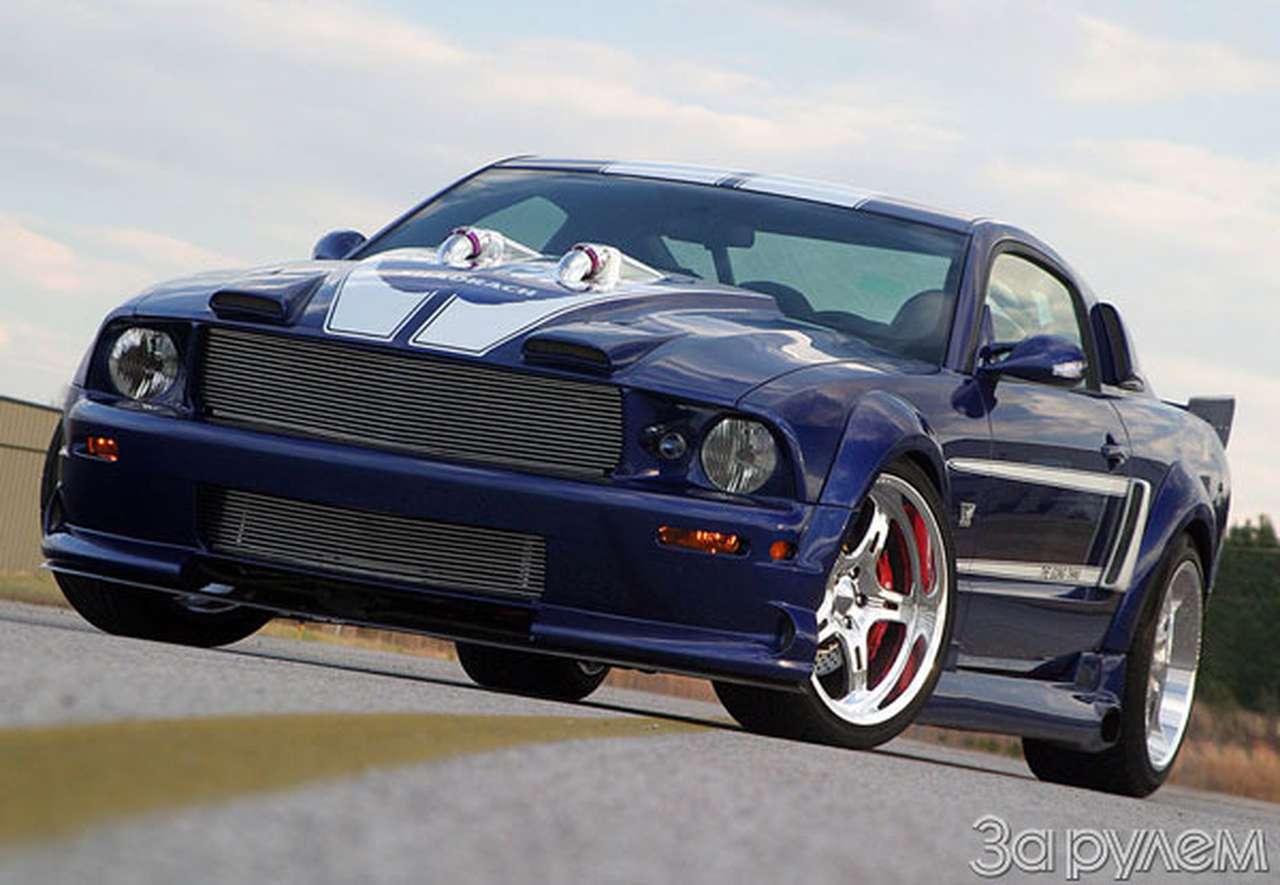 Ford Shadrach Mustang Pure Power Motorsports. Синий гром