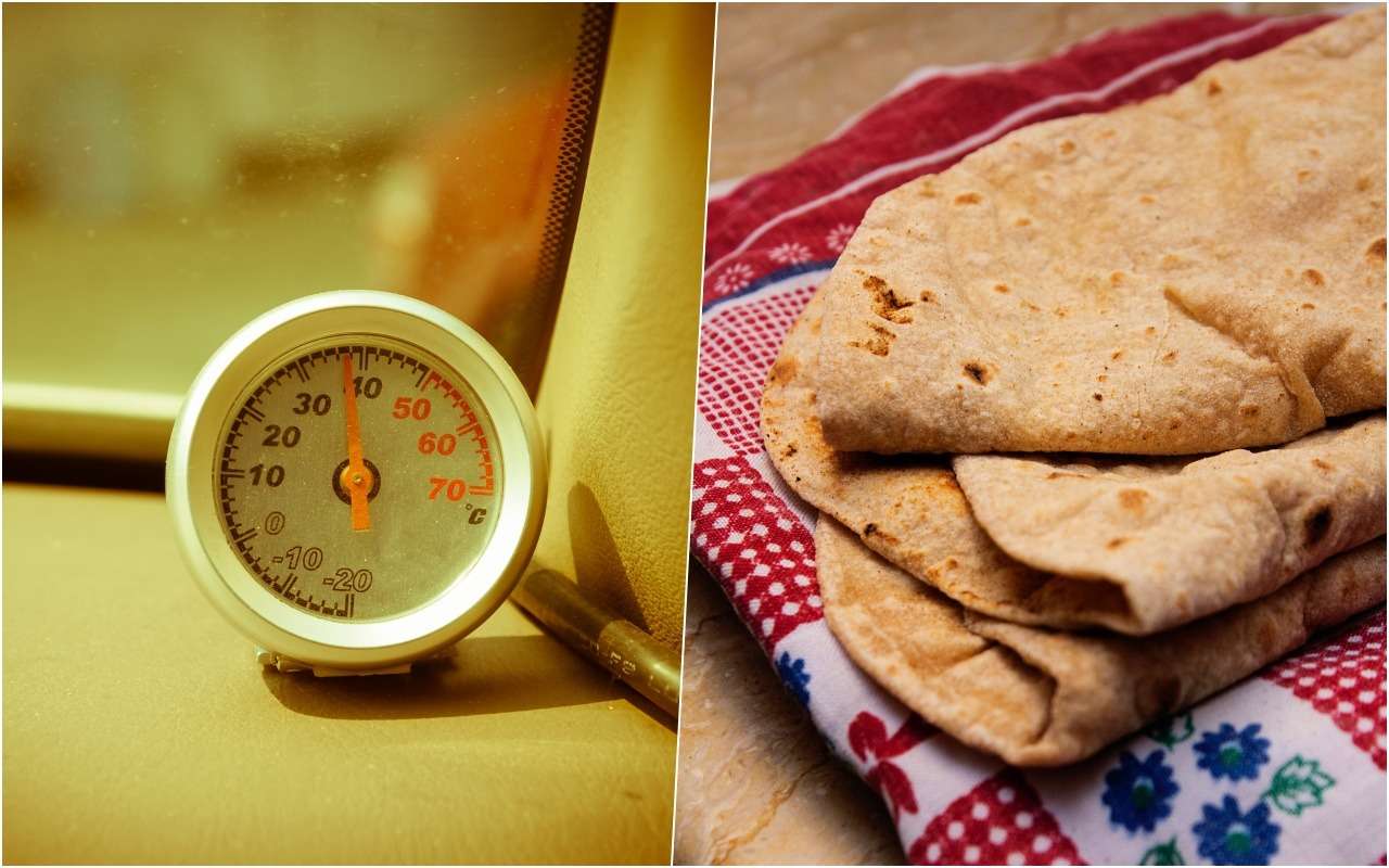 Женщина поджарила хлеб на капоте автомобиля