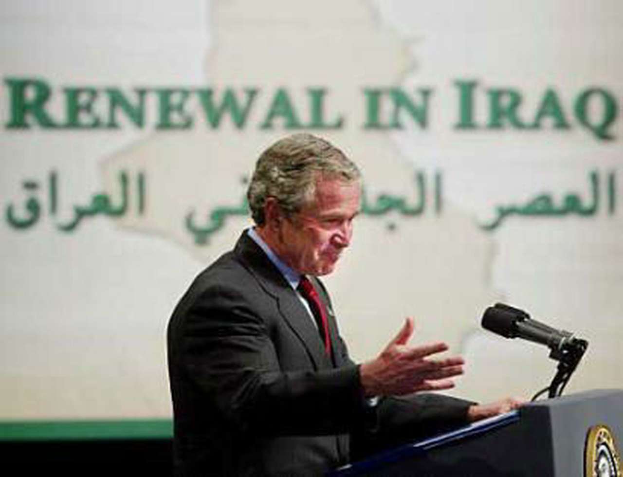 Буш провел совещание в резиденции Ford