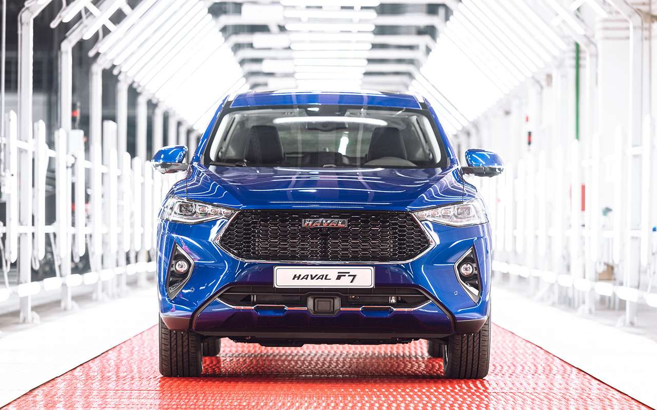 Кроссоверу Haval F7 и его версии купе добавили функций