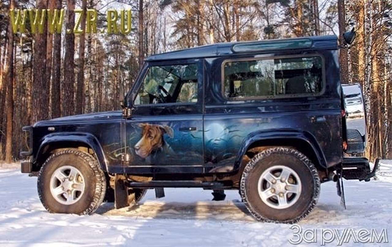 "Танкистка" и три собаки