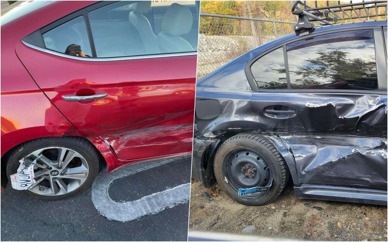 Врезался и обломок номера застрял в чужом авто? Так бывает