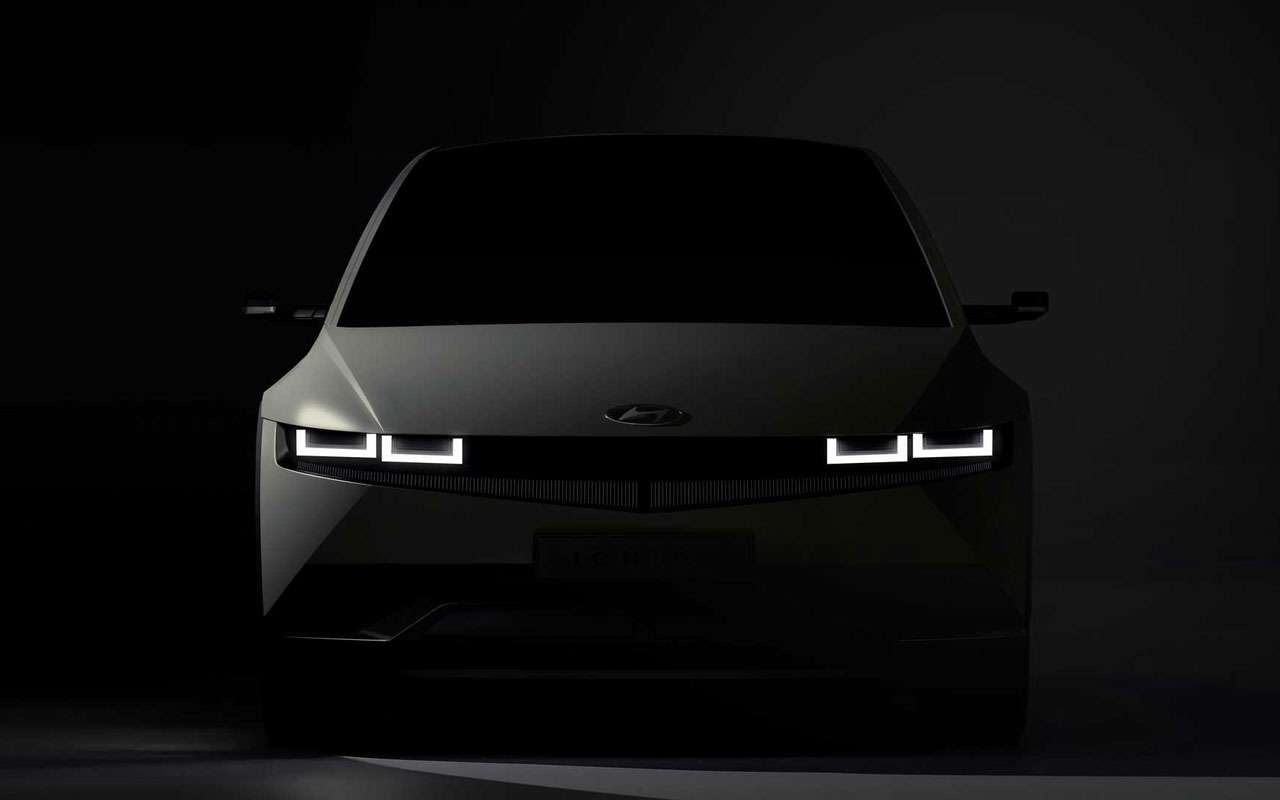Hyundai опубликовала первые фото кроссовера Ioniq 5