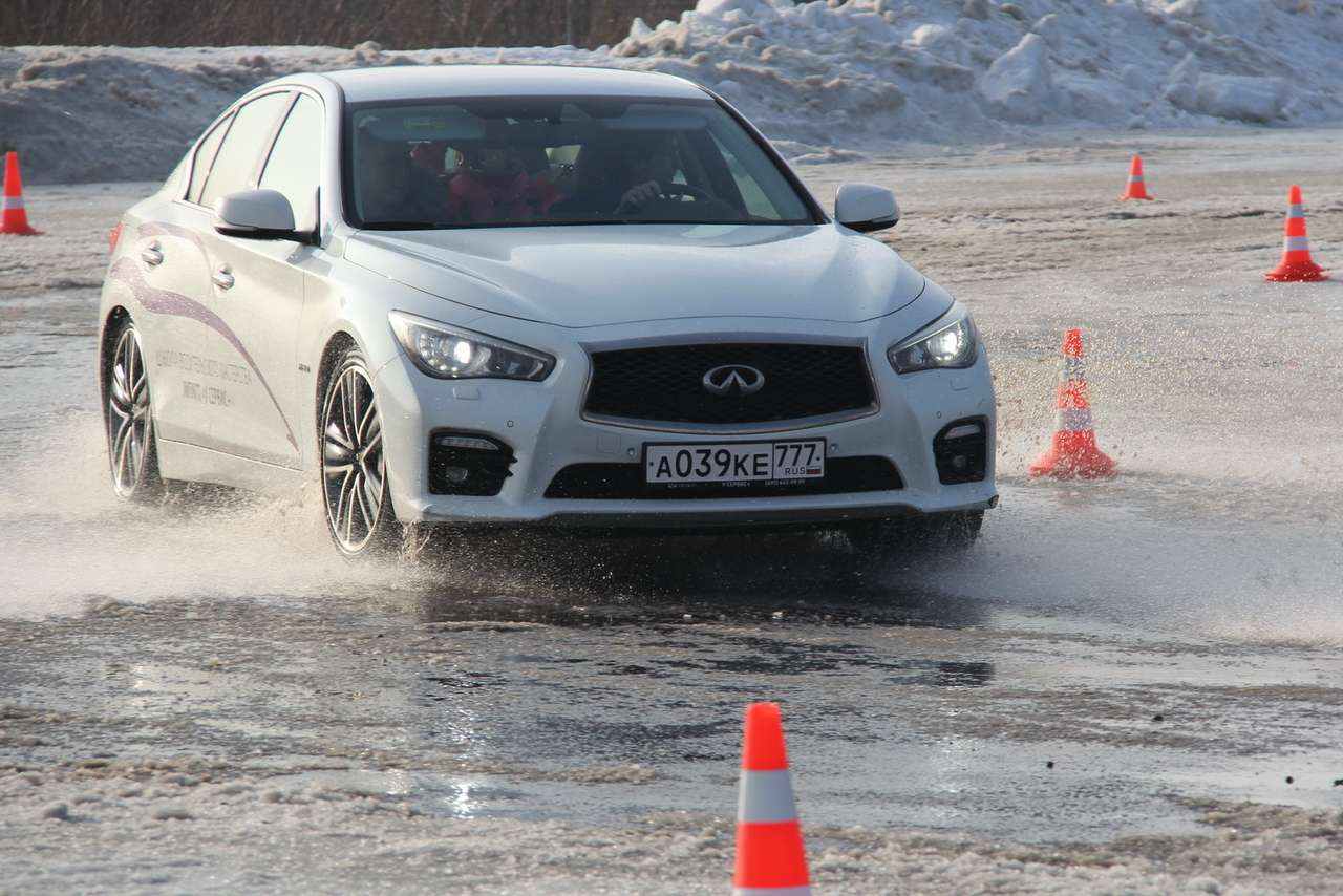 Скользко! Что делать в заносе?