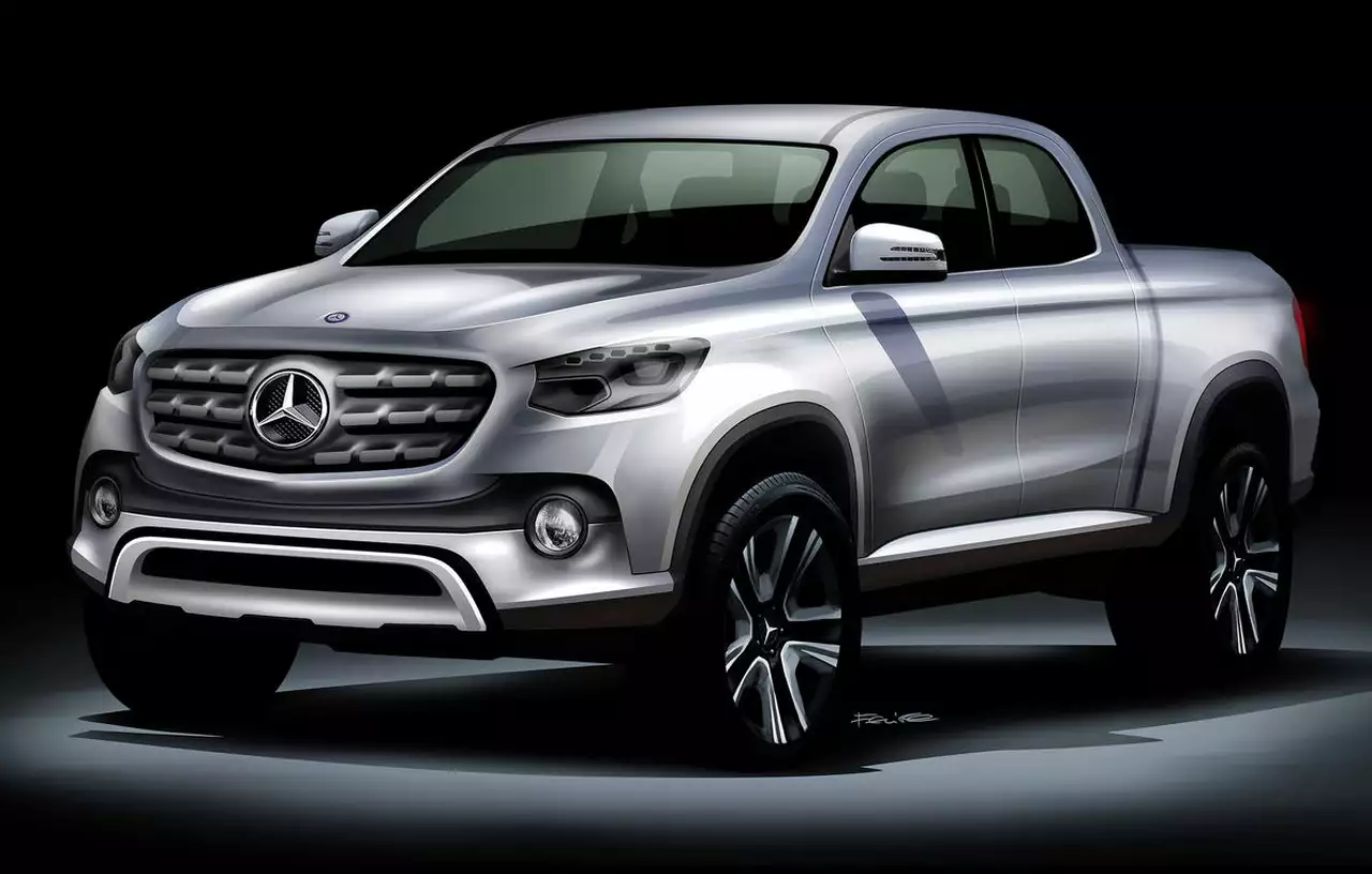 Mercedes-Benz выпустит среднеразмерный пикап