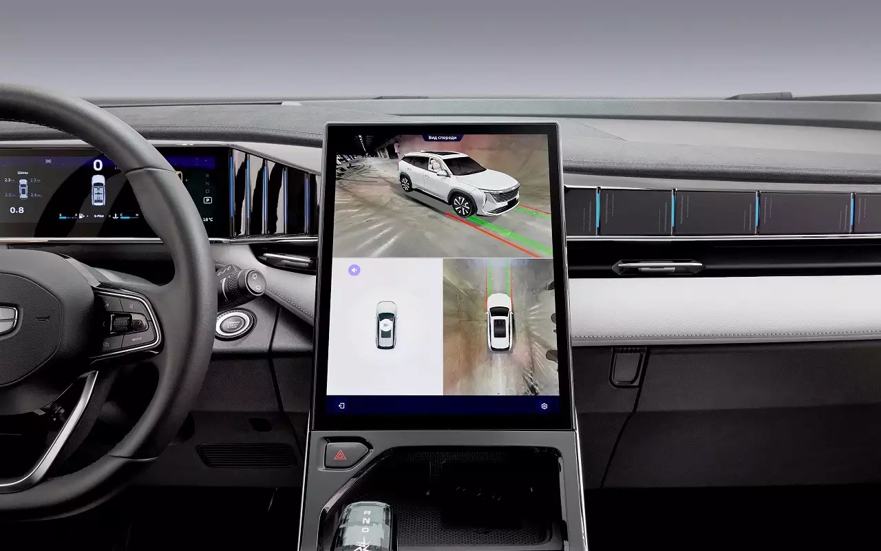 Интерьер Geely Atlas