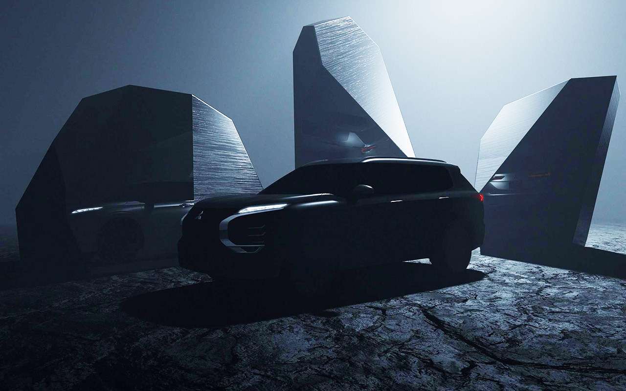 Mitsubishi показала темную фотку нового Outlander